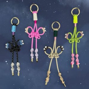 Luminara gantungan kunci model kupu-kupu