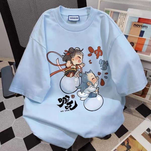 Kaos wanita aesthetic - Gambar 3